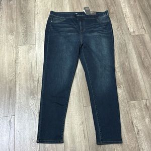 Avenuedenim high rise jegging size 22T high rise pull on knit denim new with tag